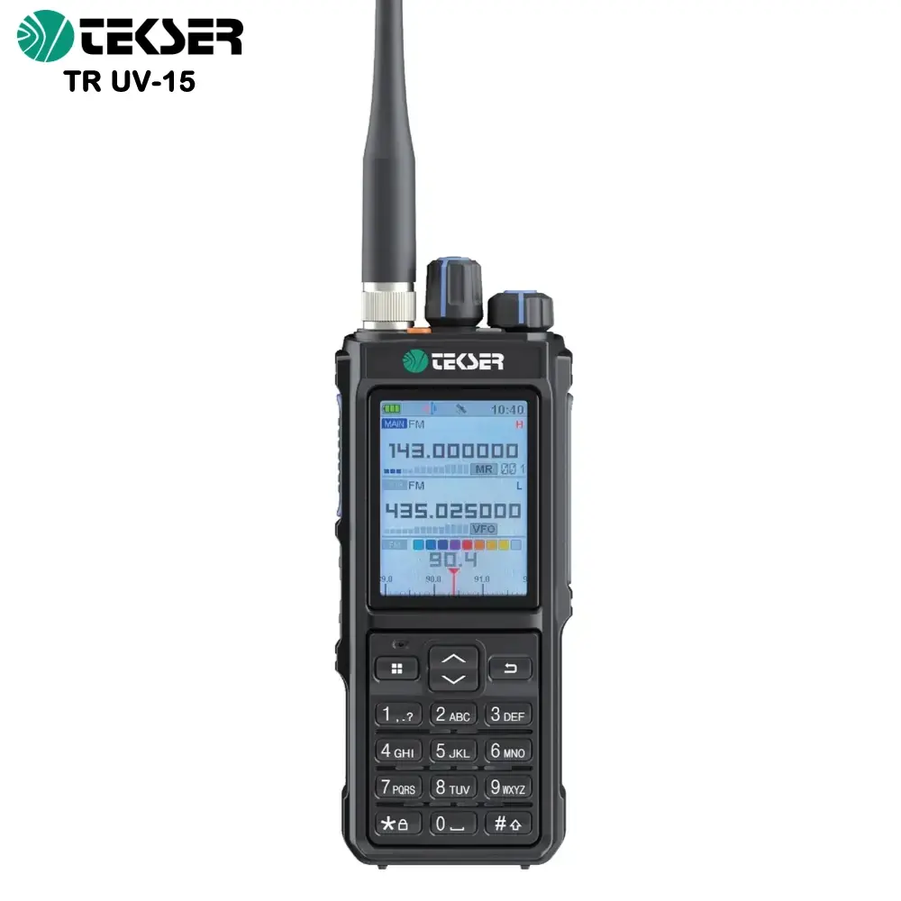 Tekser TR-UV15 15W APRS Bluetooth Ultra Yüksek Güçlü Dual Bant El Telsizi