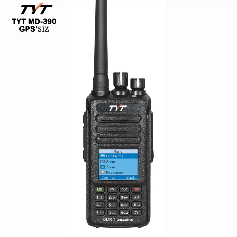 TYT MD-390 Dual Band DMR El Telsizi (GPS'siz)