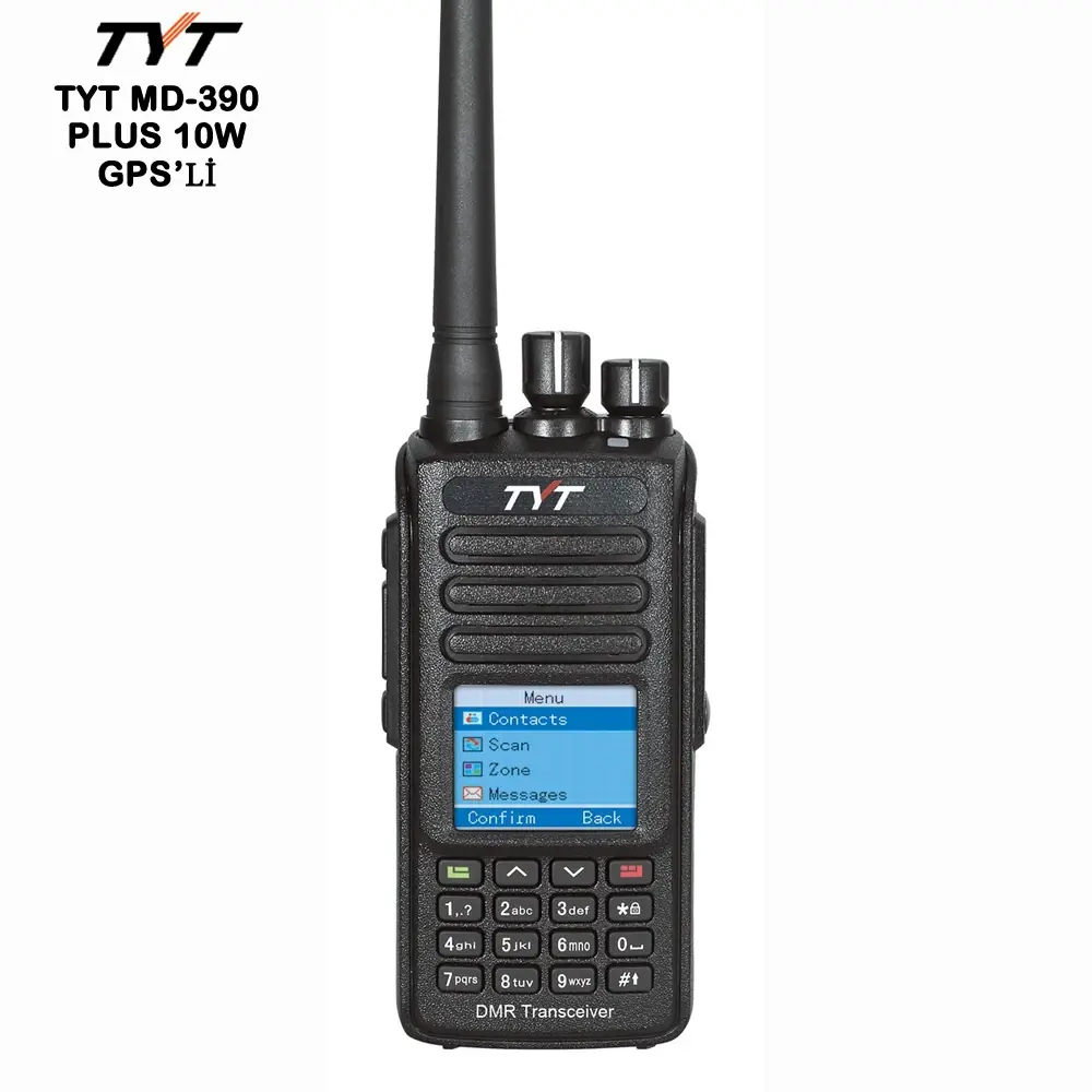 TYT MD-390 Dual Band Plus 10W DMR (GPS'li)