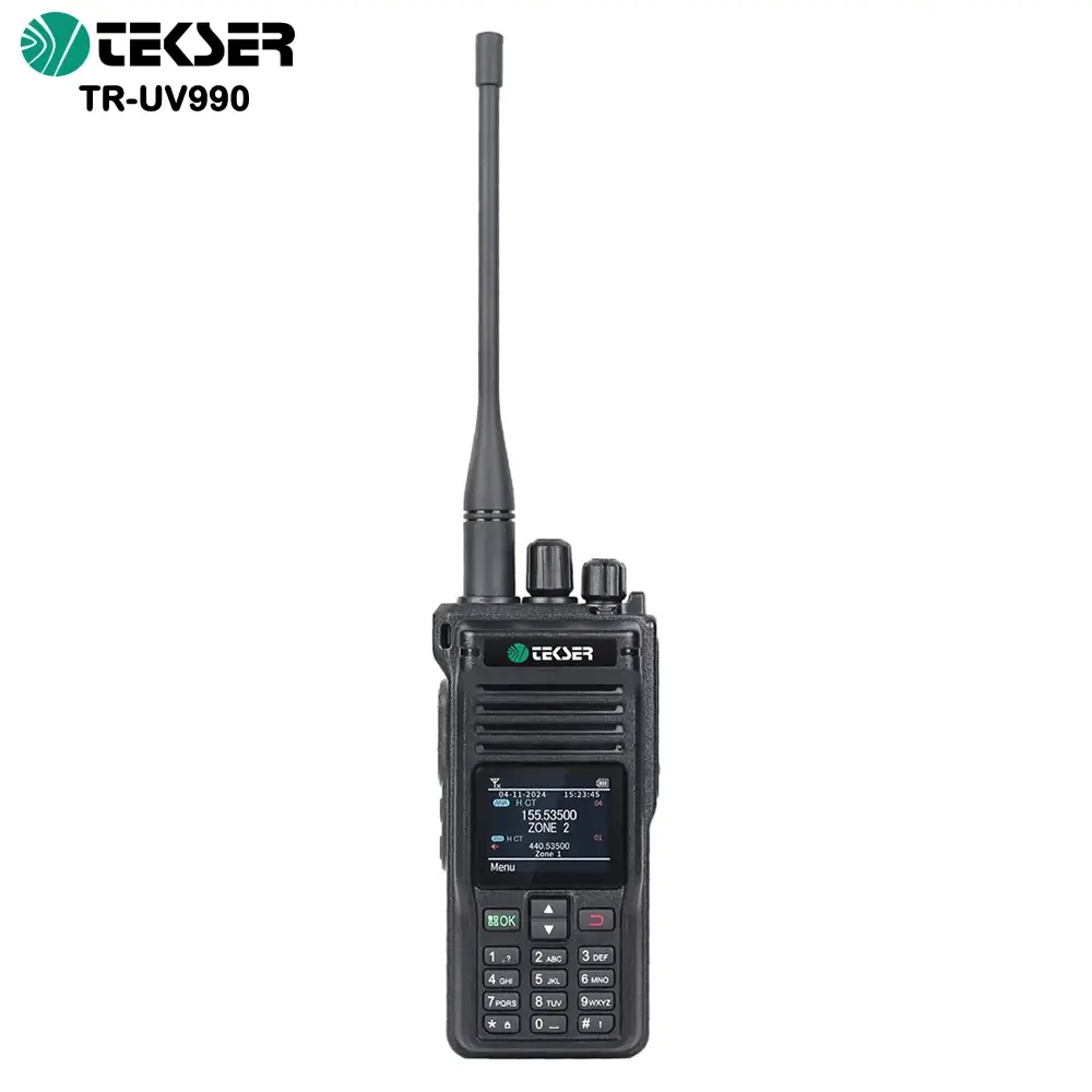 Tekser TR-UV990 Dijital (DMR) ve Analog Dual Bant El Telsizi