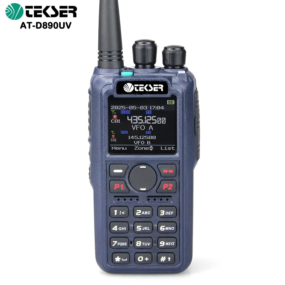 Tekser AT-D890UV DMR NXDN Analog Dual Band El Telsizi