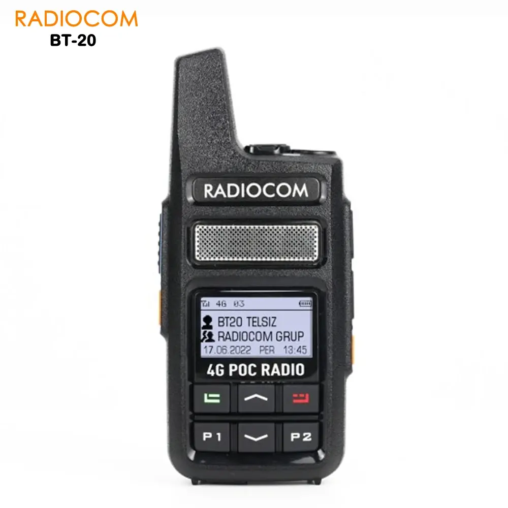 Radiocom BT20 Bas-Konuş POC El Telsizi